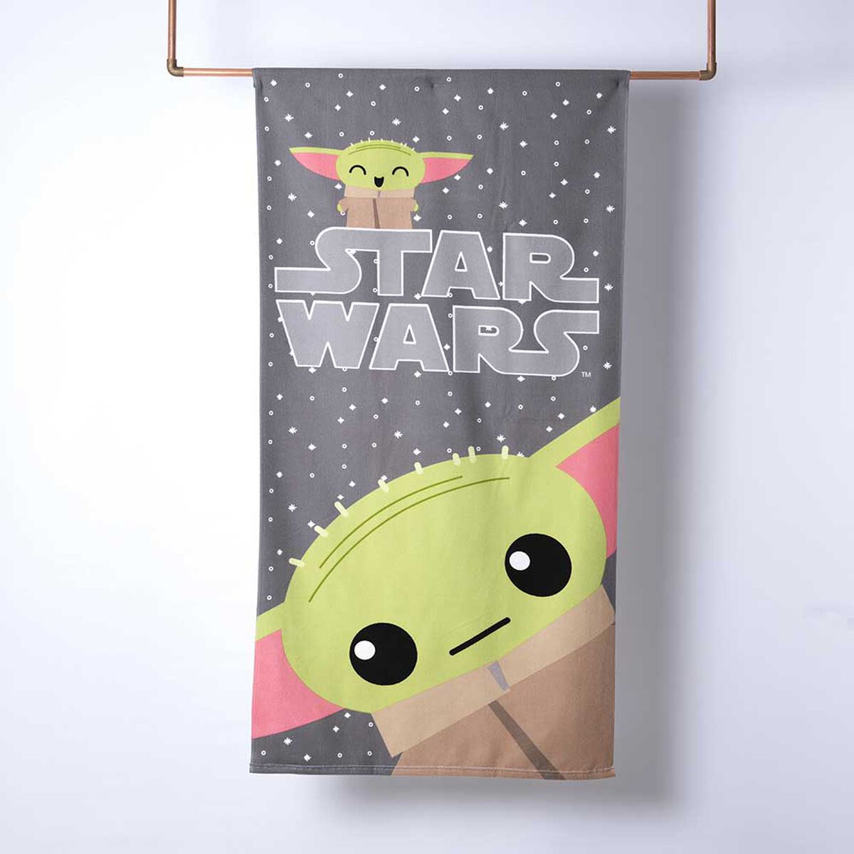 Toalla de Playa con Bolso Infantil Star Wars Space 70 x 140 cm