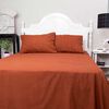 Juego de S&aacute;banas Doral 2 Plazas Embossed Terracota