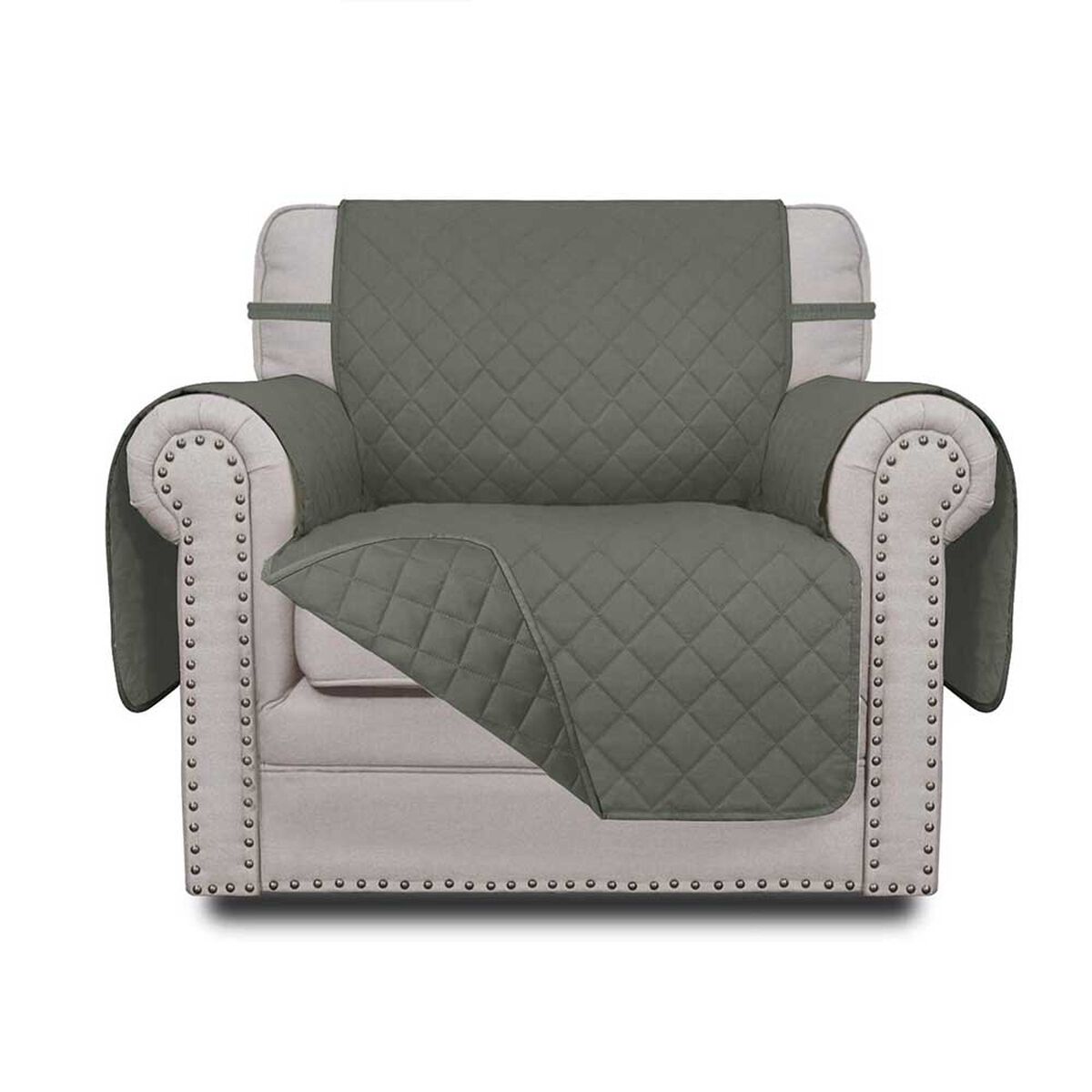Funda para Sillón Modalfo Impermeable Gris 1 Cuerpo