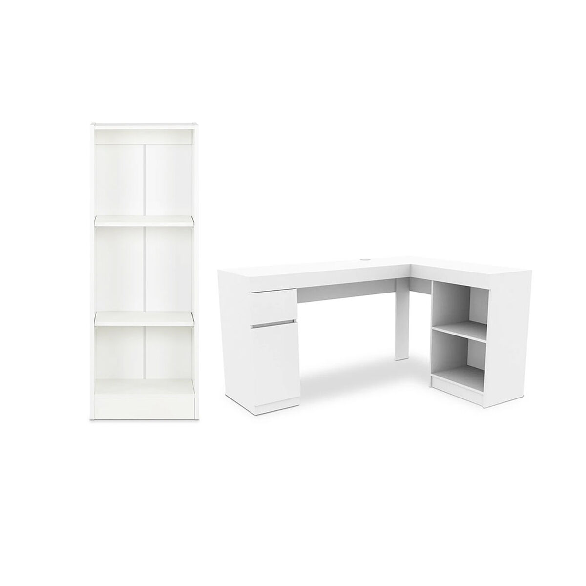 Escritorio + Librero Palermo CIC Blanco
