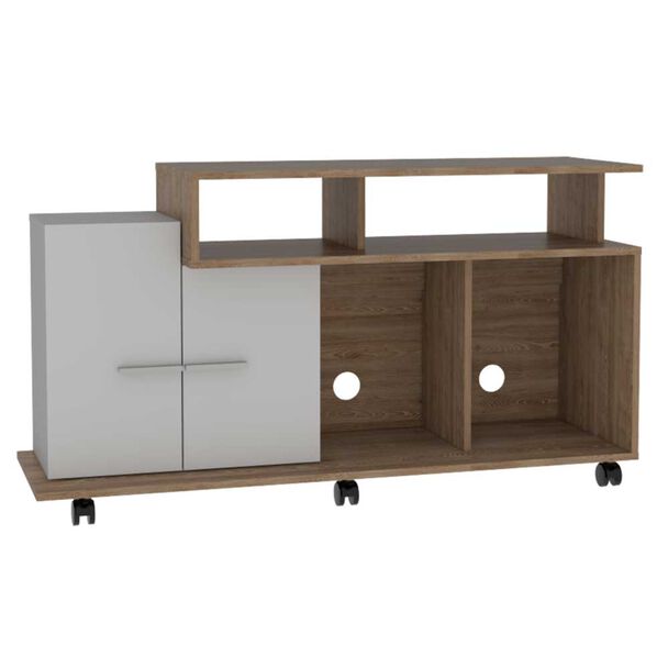 Rack TV TuHome Valera 40"" Miel y Blanco