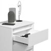 Velador Onessta Wood 3 Cajones Blanco