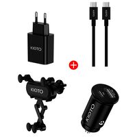 Set Cargador Auto Kioto