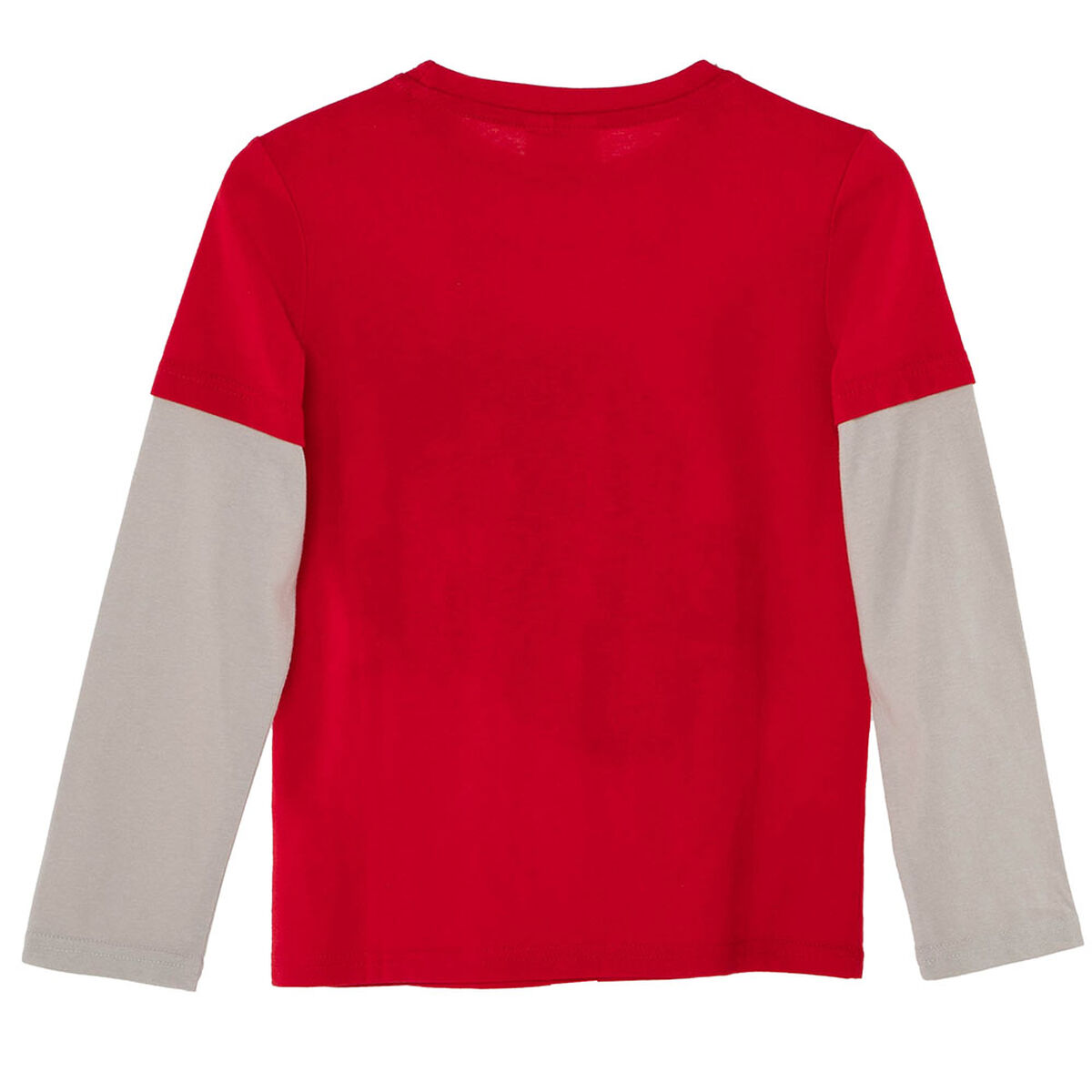 Polera Estampada Manga Larga de Algodón Niño Chess