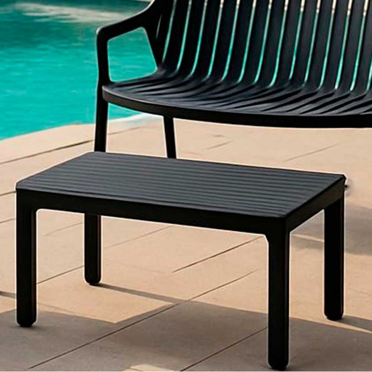 Juego de Terraza Idetex M&aacute;laga 4 Cuerpos Negro