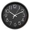 Reloj de Pared Pl&aacute;stico Vgo Circular 30 cm Negro