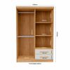 Closet Yardas Josefa 4 Puertas 2 Cajones Arena