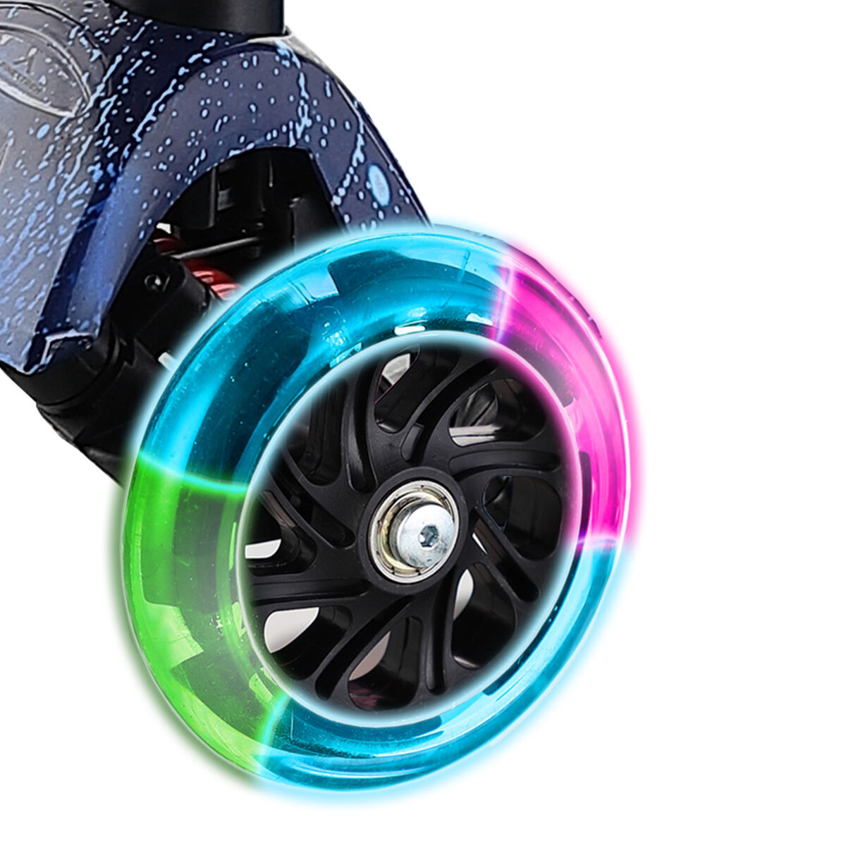 Scooter Infantil Plegable con Luces Azul Alpinextrem