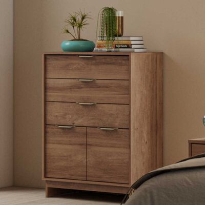 Imagen 2 del producto Comoda Zapatera Amuv 3 Cajones Café