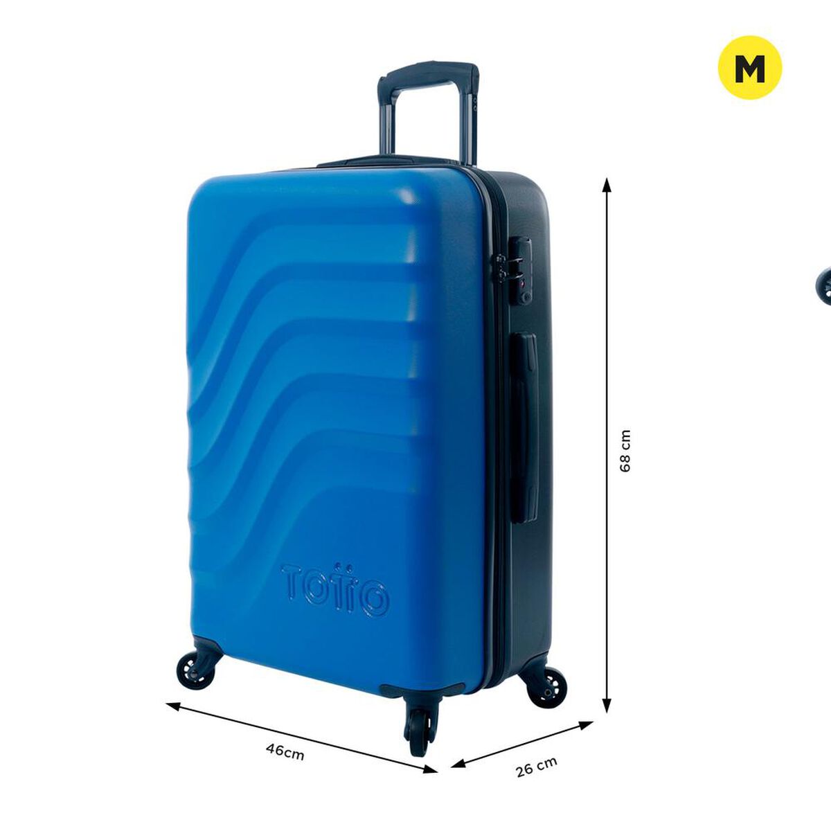 Maleta de Viaje Totto Bazy Azul 63 lts. Talla M