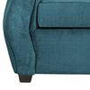 Juego de Living Innovamuebles Azucena Sofá 3 Cuerpos + Dos Sillones 1 Cuerpo Petróleo 