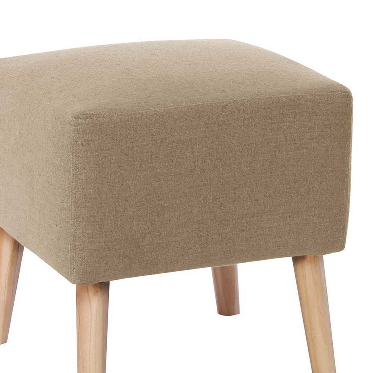 Pouf Latam Home Burdeos Lino Beige