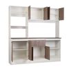 Mueble de Cocina CIC Julieta Nogal Africano Blanco 1 Cajón