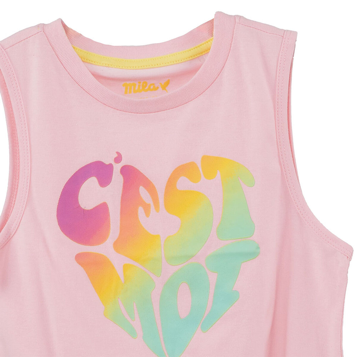 Polera Sin Manga de Algodón Niña Mila