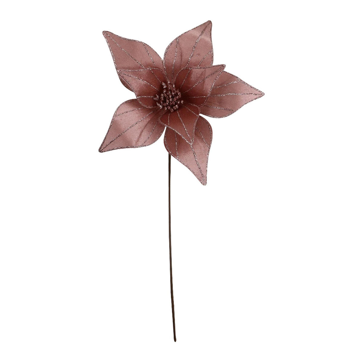 Flor Decorativa Rose Santini 50 cm
