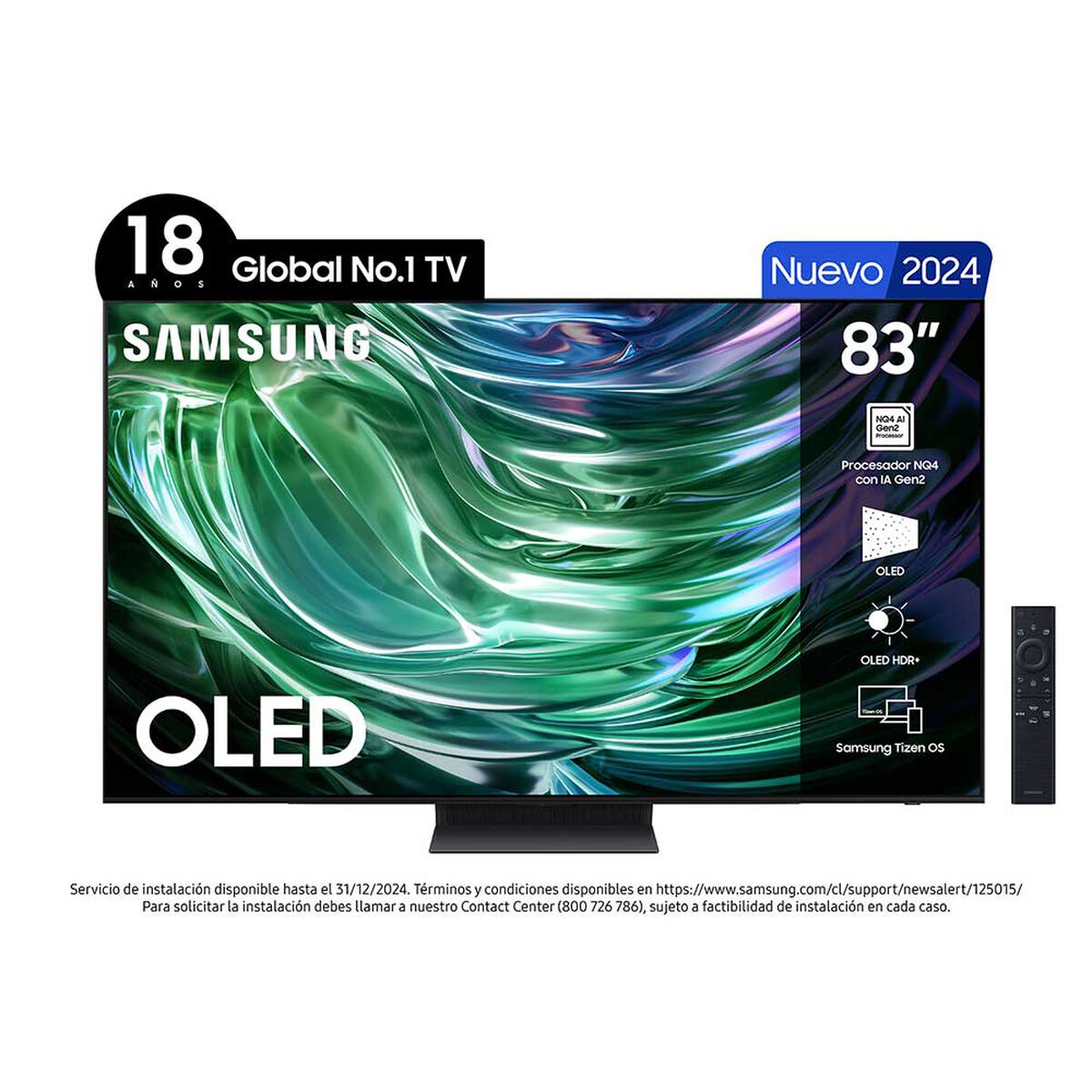 OLED 83" Samsung S90D 4K UHD Smart TV 2024