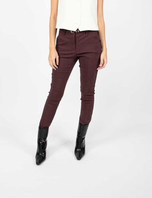 Imagen 1 del producto Pantalón Skinny Mujer Zibel Beige, Color-1, Negro
