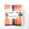 Frazada de Poliéster Mashini 1,5 Plazas Tartan Coral
