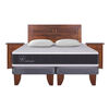 Cama Europea CIC Base Dividida 2 Plazas Ortopedic + Respaldo + 2 Veladores Milan + 2 Almohadas