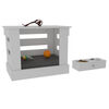 Velador Cama para Mascotas + Platos Hound TuHome