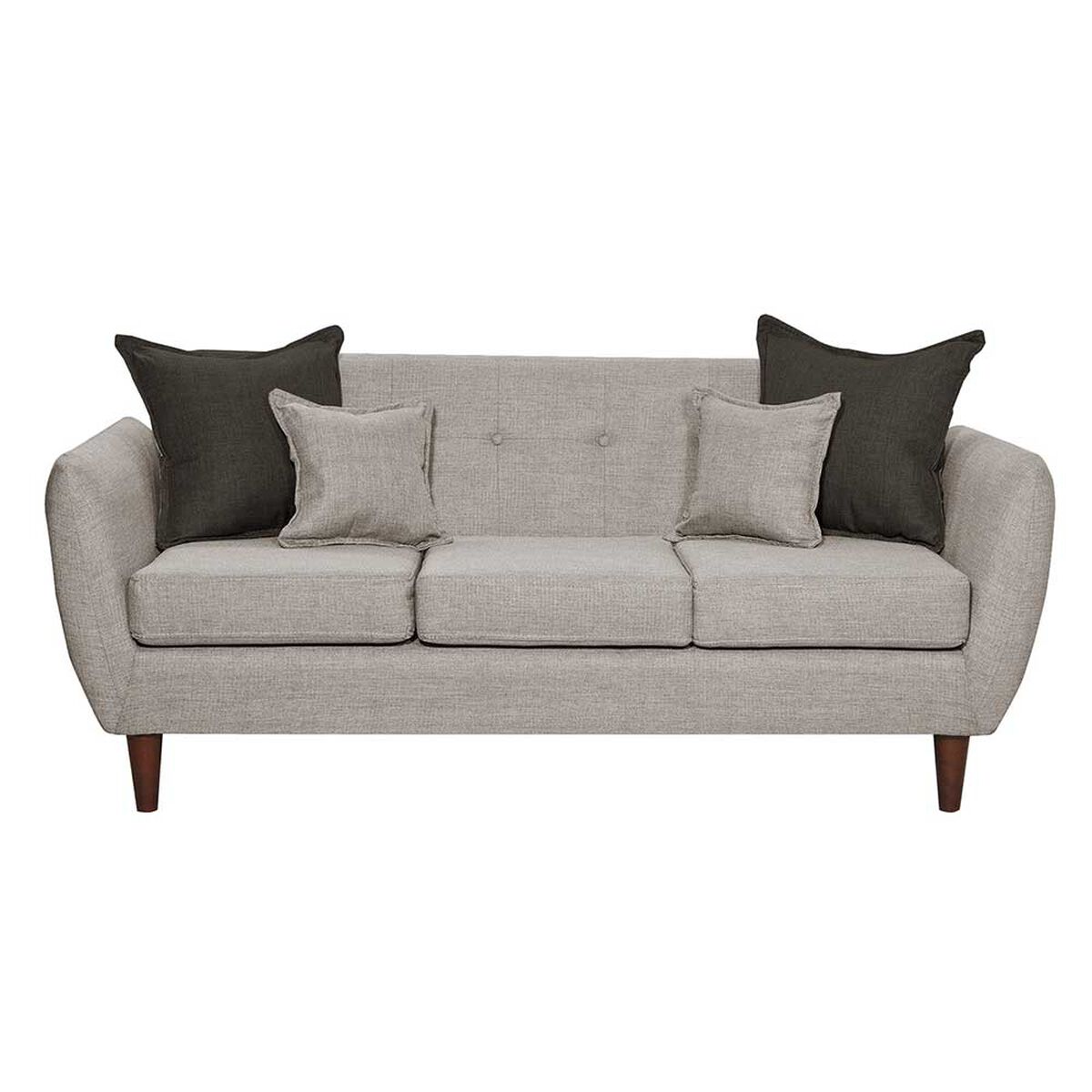 Sofá Black Factory Huevito 3 Cuerpos Beige