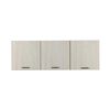 Mueble de Cocina Superior TuHome Gante 3 Puertas Rovere Niebla