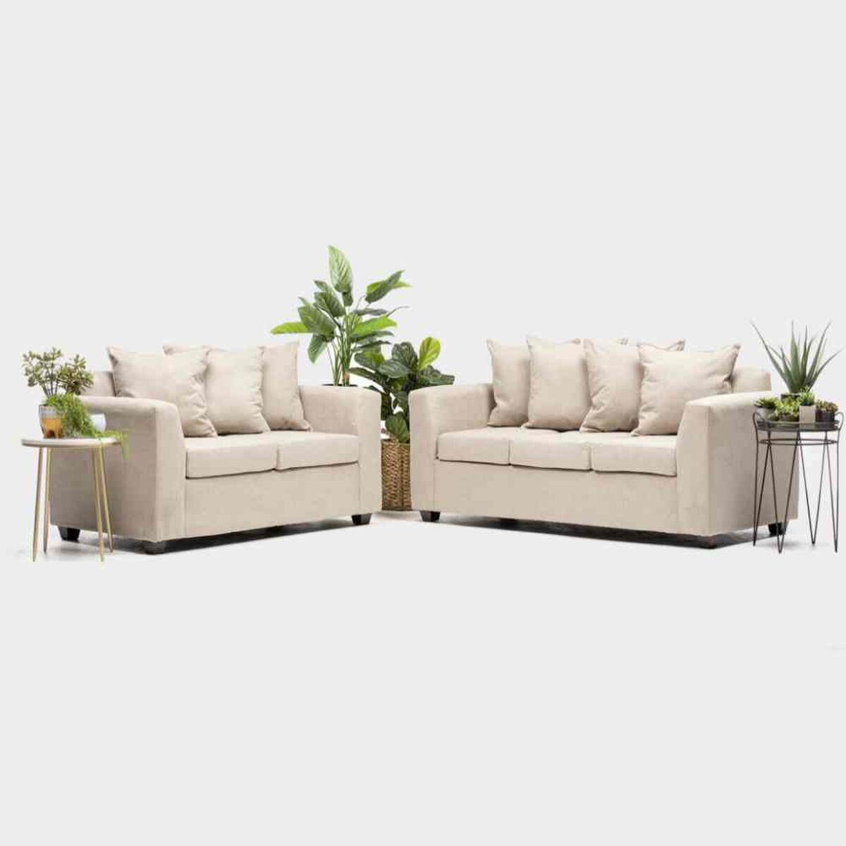 Living Cabsur Viena 5 Cuerpos Beige
