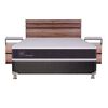 Box Spring CIC 2 Plazas Ortopedic + Respaldo + 2 Veladores