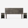 Cama Europea Rosen 2 Plazas Ergo T + Respaldo + 2 Veladores