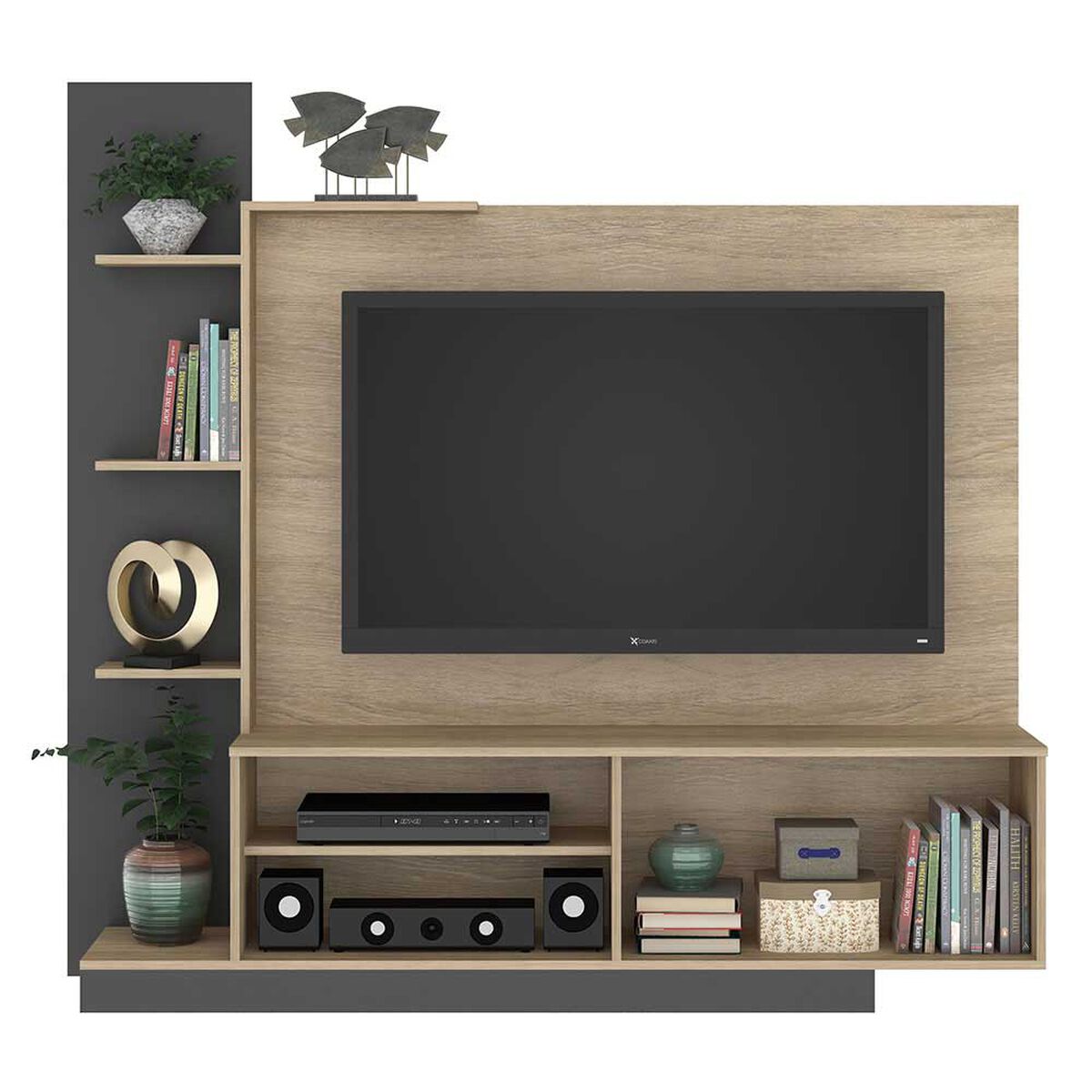 Home TV Vekkahome Reina 55 pulgadas Grafito