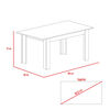 Mesa de Comedor TuHome Portofino Rovere