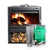 Chimenea a Le&ntilde;a  Bosca 850 FS + Kit Instalacion