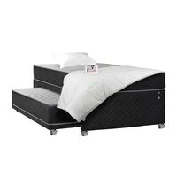 Cama Nido Celta 1,5 Plazas Atlantis Black + Plumón