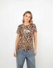 Polera Con Estampado Manga Corta Mujer Icono