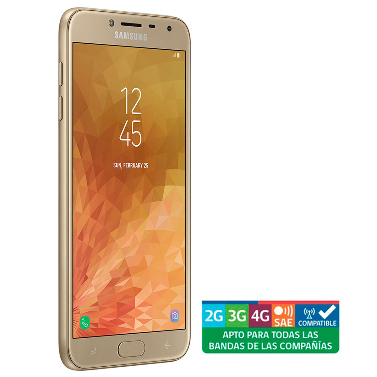 Celular Samsung Galaxy J4 5.5" Dorado Liberado