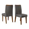 Juego de Comedor Di Poretti Celeste 6 Sillas Gris