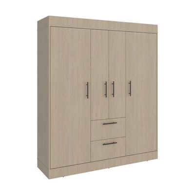 Closet Tuhome 150 VM 4 Puertas 2 Cajones Cartagena Wengue