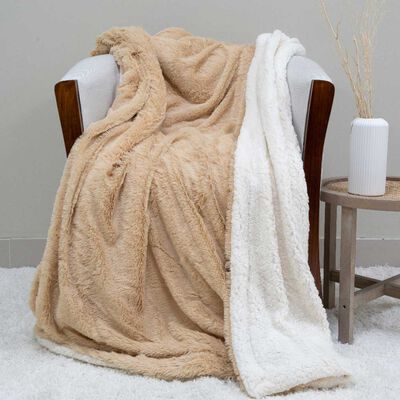 Manta Doral Plush Sherpi 127x152 cm D1