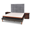 Cama Europea Curve CIC King Bee Comfort + Respaldo + 2 Veladores