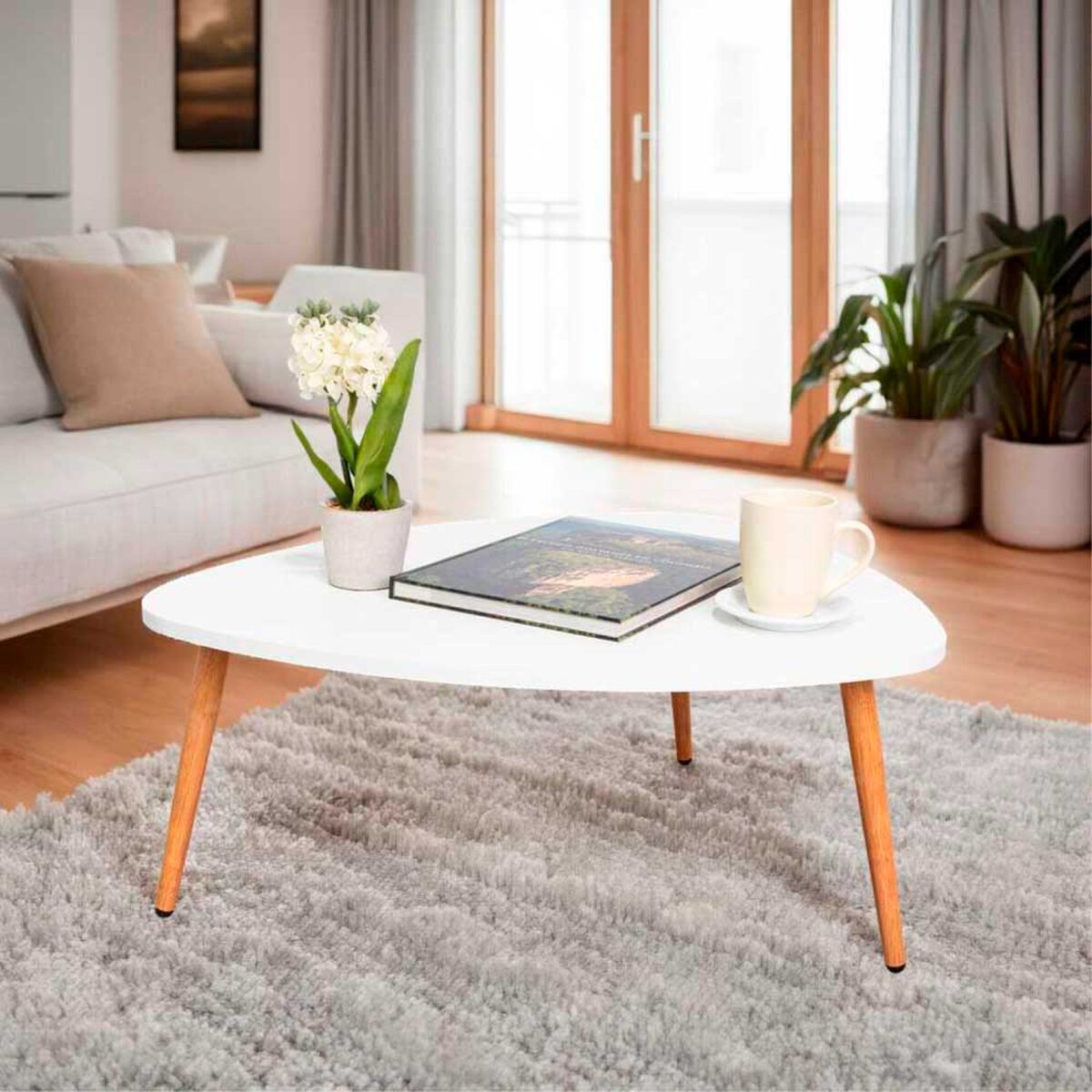 Mesa De Centro TuHome Narvik Blanco