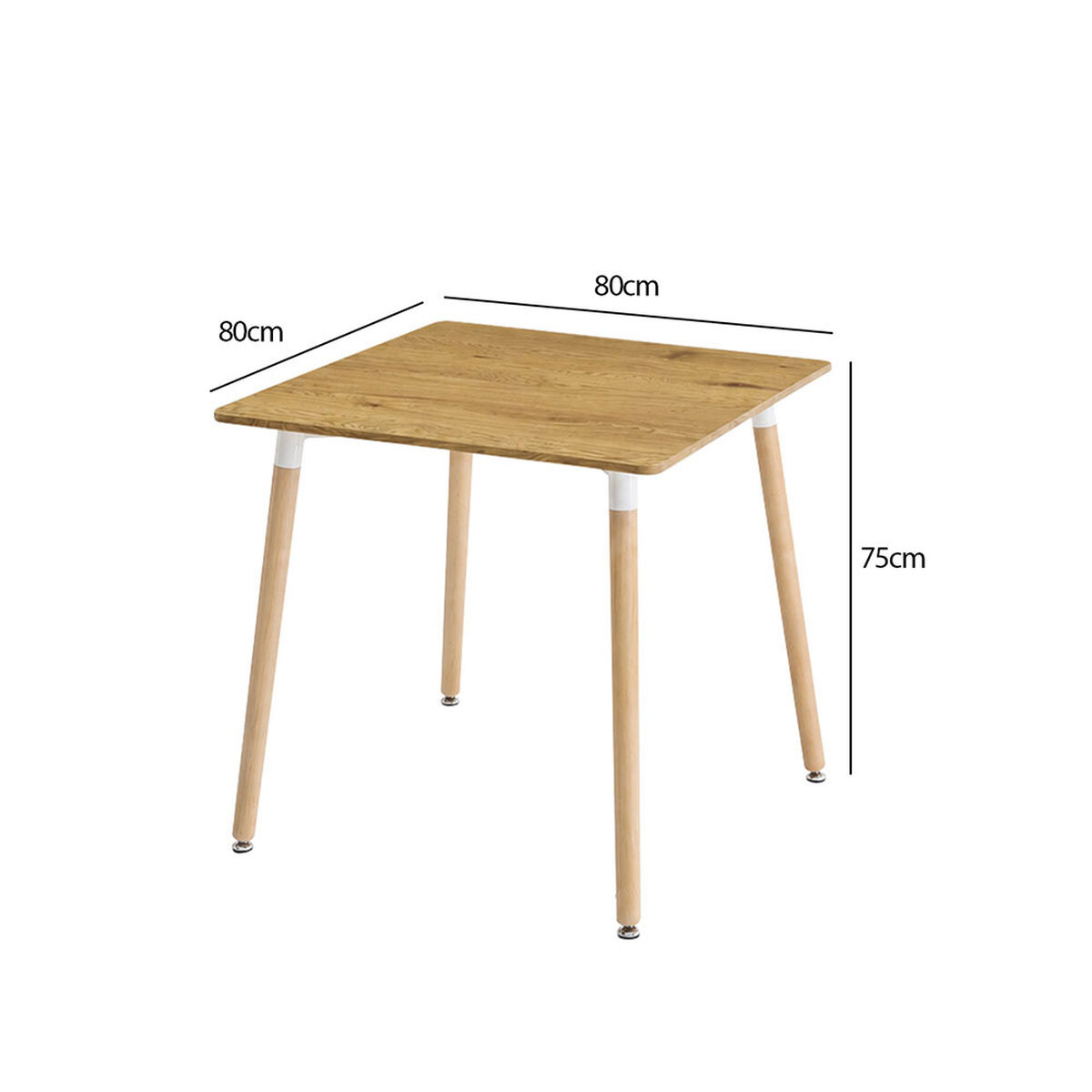 Mesa de Comedor Vekkahome Praga Caf&eacute;