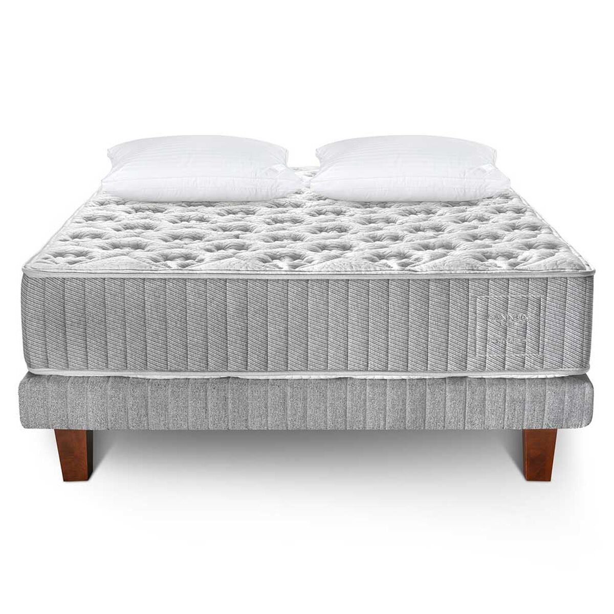 Juegos de Dormitorio Cama Europea Cannon Hybrid Cotton 2 Plazas + 2 Almohadas