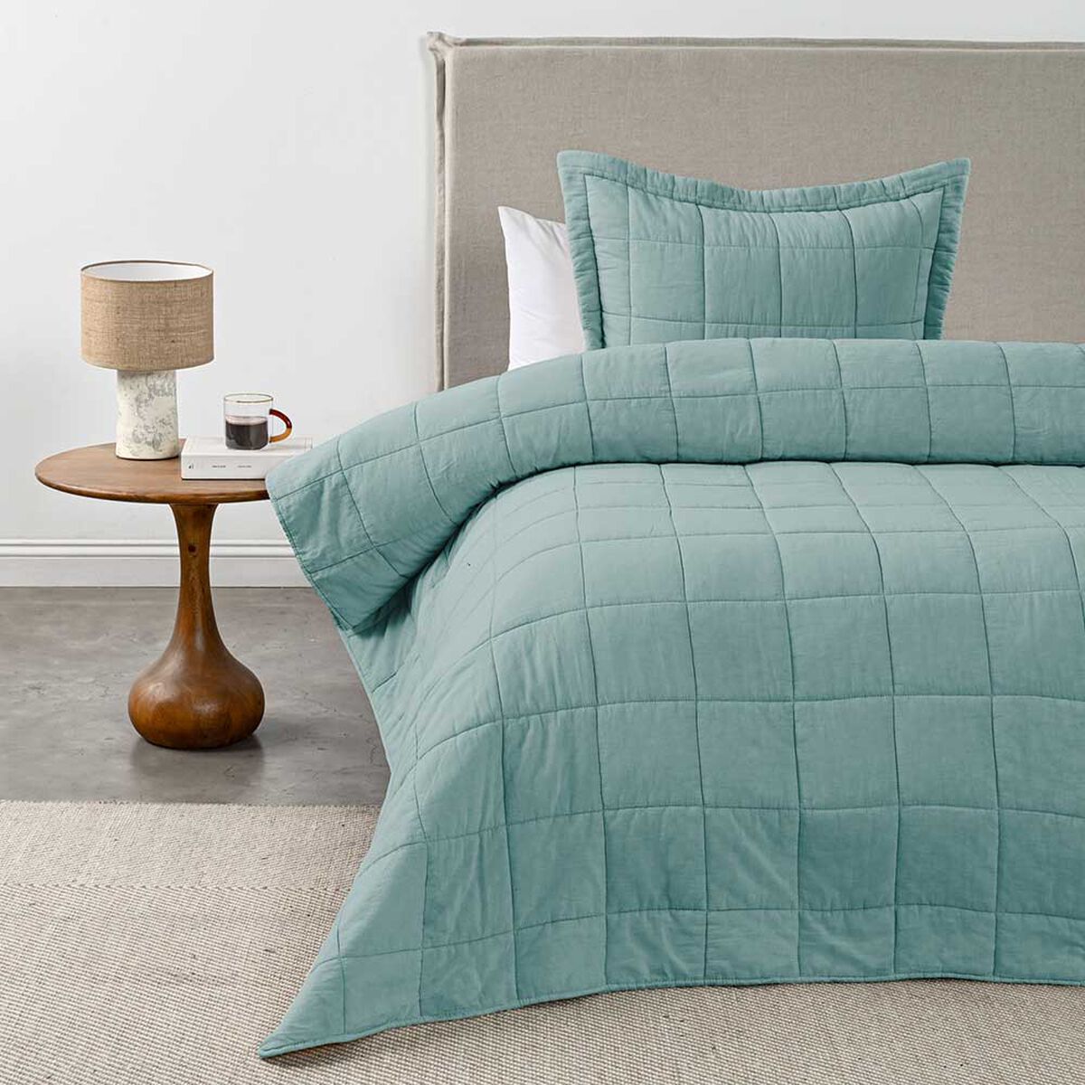 Quilt Cannon 1.5 Plazas Block Sage