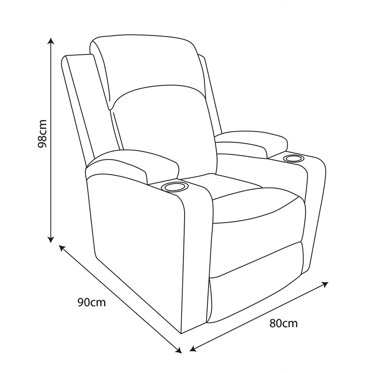 Bergere Dakar Mix Tela y PU Negro