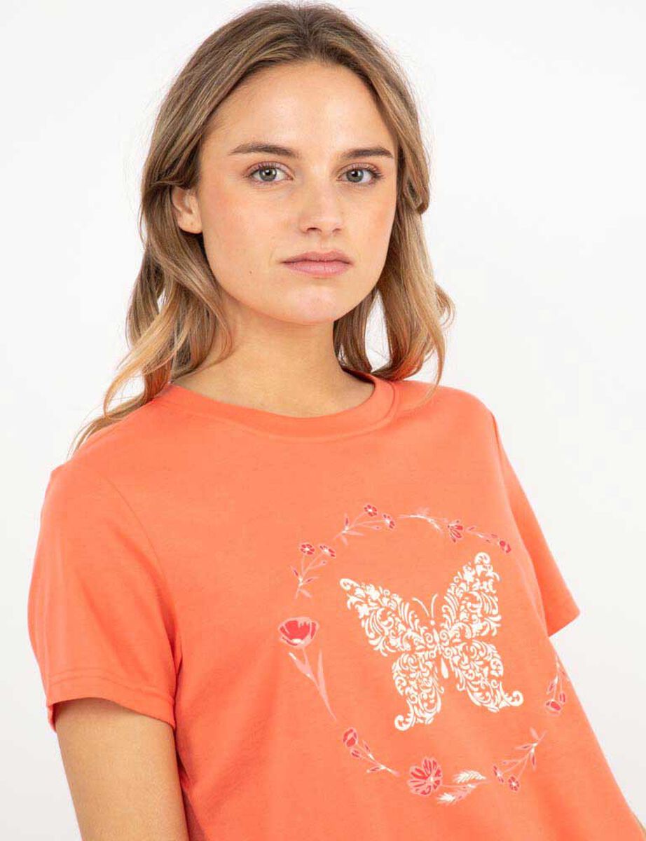 Polera Con Estampado Mujer Icono