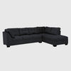 Seccional Derecho Muebles MPR Edimburgo 5 Cuerpos Negro
