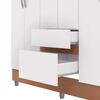 Cl&oacute;set Vekkahome Americano 6 Puertas 2 Cajones Blanco