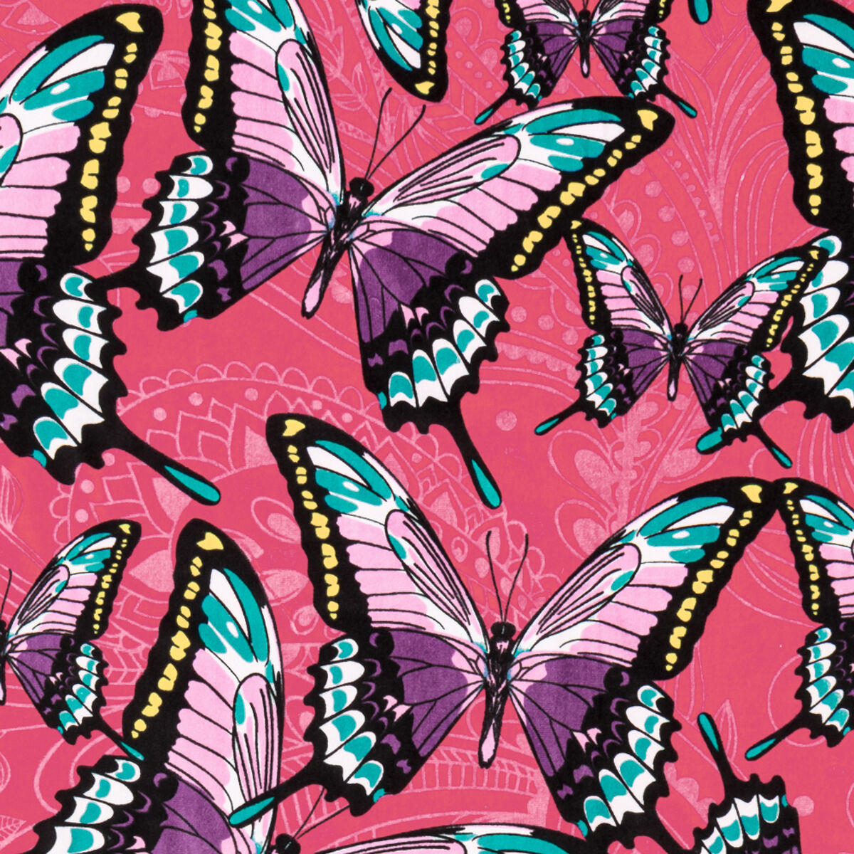 Toalla de Playa Velour Mariposa 75 x 150 cm