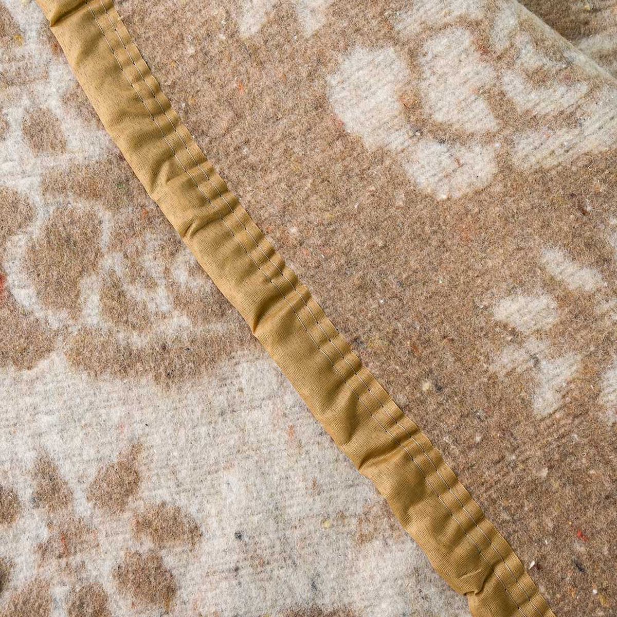 Frazada American Family 1.5 Plazas Floral Beige
