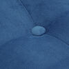 Banqueta Felpa Bodevir Lisboa 2 Cuerpos Azul Rey